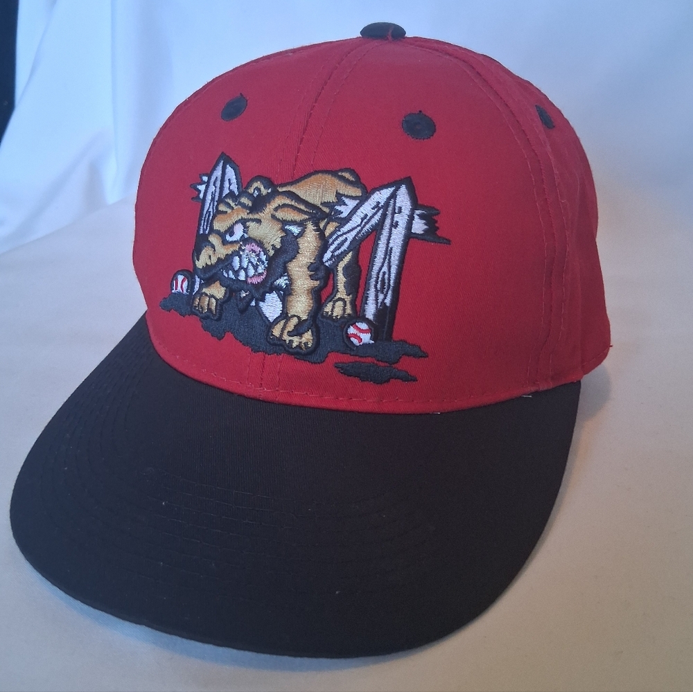 Batavia Muckdogs- OC Sports Strap Back Cap. Official MiLB Merchandise.